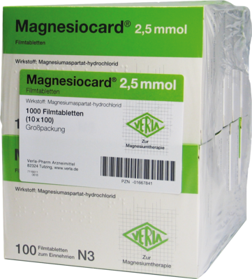 MAGNESIOCARD 2,5 mmol Filmtabletten