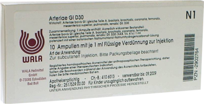 ARTERIAE GL D 30 Ampullen